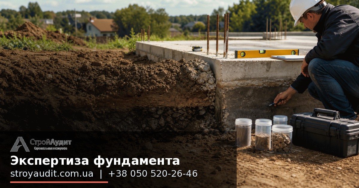 Экспертиза фундамента